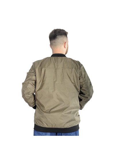Mode Xl Erkek Kolej Mont Fermuarlı Jesica 22612 Haki 001