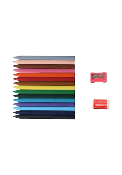 Faber-castell Silinebilir Mum Boya, 15 Renk Genel