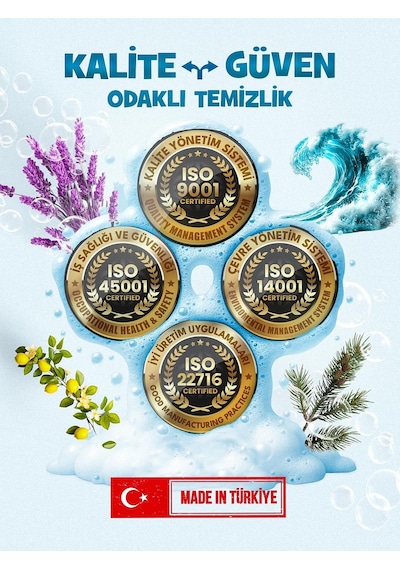 Funeco Poppink Tuvalet Klozet Wc Lavabo Temizleyici Aktif Köpüklü Doğa Dostu 4x75g 300g Aylık Paket