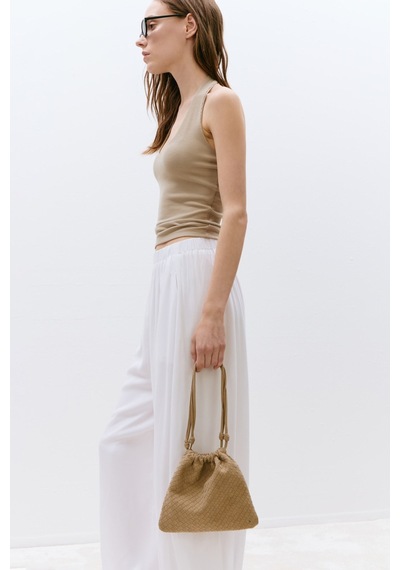 Suud Collection Taş Tara Halter Top