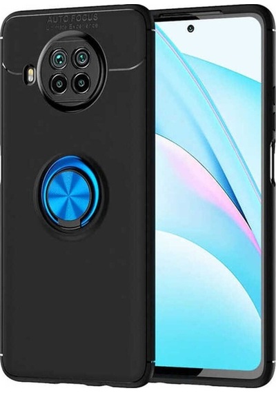 Xiaomi Mi 10t Lite 5g Kılıf Zore Ravel Silikon Kapak Siyah-Mavi