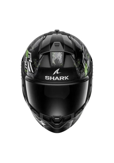 Shark Rıdıll 2 Molokai Mat Yeşil Siyah Kapalı Kask Siyah- Yeşil