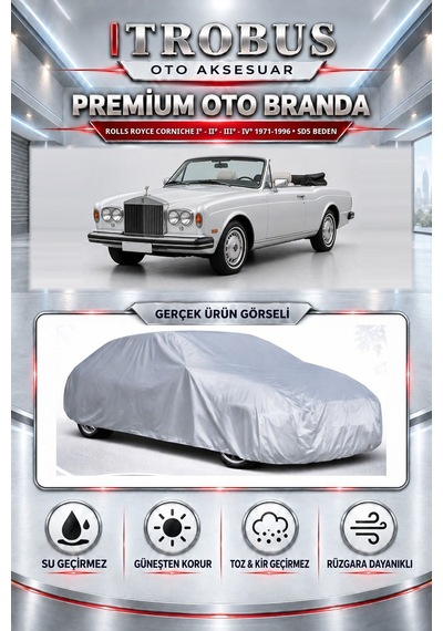 Rolls Royce Corniche Coupé 1982 Ve Öncesi Uyumlu Premium Araba Brandası Oto Branda Sd5 Beden