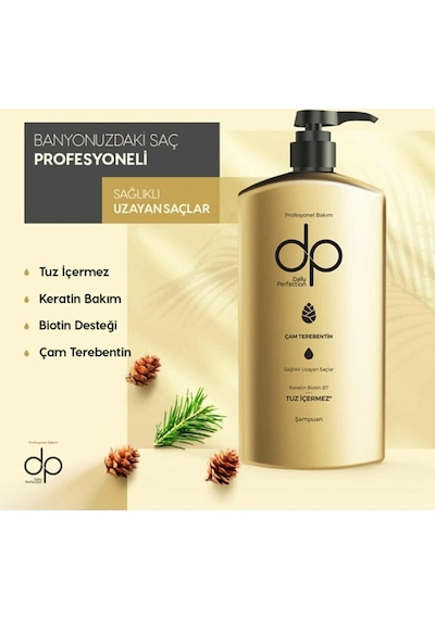 Dp Daily Perfection Çam Terebentin Tuzsuz Şampuan 2 x 500 ML
