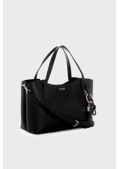 Guess Melody Logolu Çıkarılabilir Askılı Çanta Hwbg9735060 Kadın Çanta Hwbg97 35060 Bla Siyah