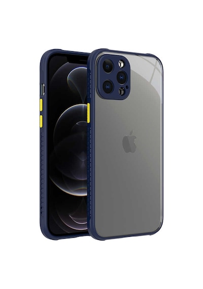 Apple Uyumlu iPhone 12 Pro Max Kaff Kılıf lacivert Lacivert