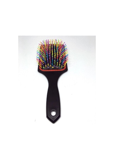 Pratik Renkli Uçlu Plastik Saç Fırçası Tarağı Ergonomik Tarak Bx40 Normal