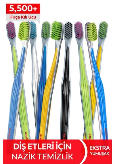Colgate Ultra Soft Diş Etleri İçin Nazik Temizlik Yumuşak Diş Fırçası + Fırça Kabı Hediye