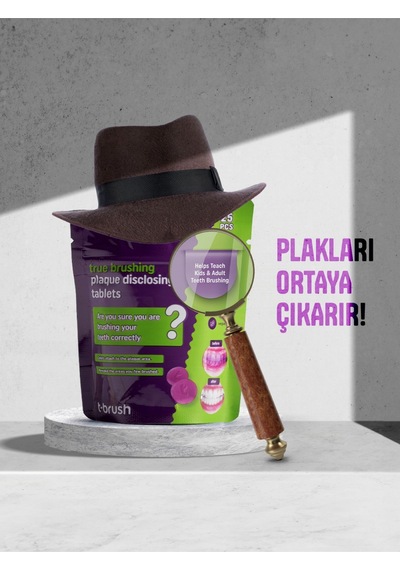 Tbrush Plak Kaşifi ve Tartar Gösterici Tablet