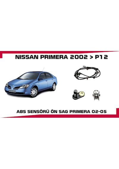 Nıssan Prımera Abs Sensoru Sag On P12 Kasa 2002