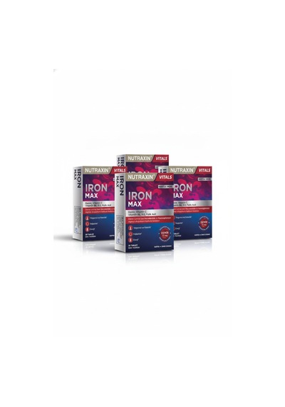Nutraxin Iron Max 17 Mg 30 Tablet 4 Lü Set