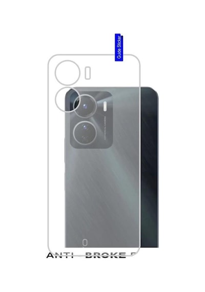 Vivo Y16 İle Uyumlu Arka Kırılmaz Mat Esnek Nano Koruyucu