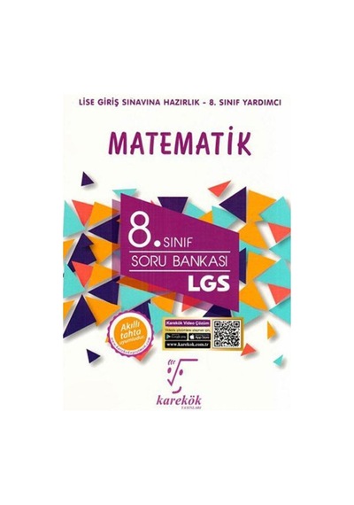 8 Sınıf Matematik Soru Bankası Karekök Yayınları