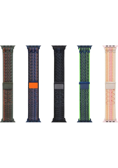Watch 38mm Uyumlu Krd-91 Hasır Kordon Strap Kayış Tknc- Yeşil