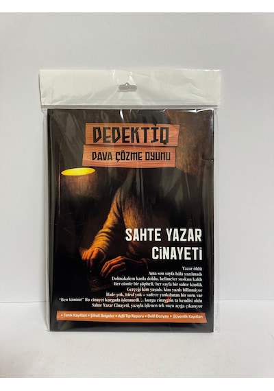 Dedektif Dava Çözme Oyunu Sahte Yazar Cinayeti