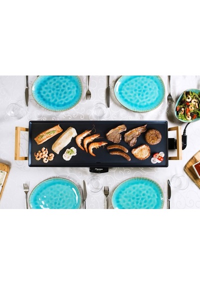 Bestron Teppanyaki XL 1800 W Elektrikli Masa Üstü Retro Izgara