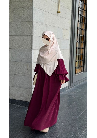 Qalortex Scarf Premium Jakarlı Sare Büyük Boy Eşarp -toz Pembe