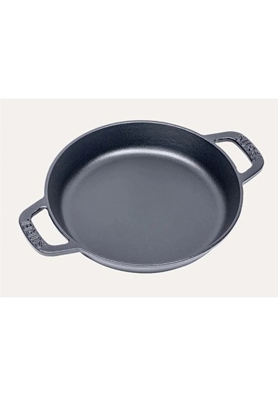 Sürel 18 Cm Yuvarlak Düz Sahan Mat Siyah