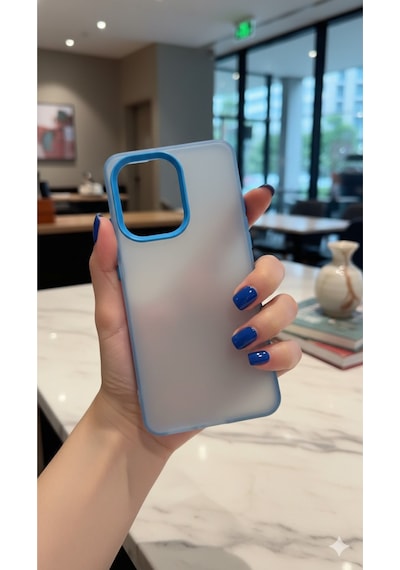 Poco X7 Pro Kılıf Buzlu Saydam Sararmaz Elde Kaymaz Kamera Çıkıntılı Kapak