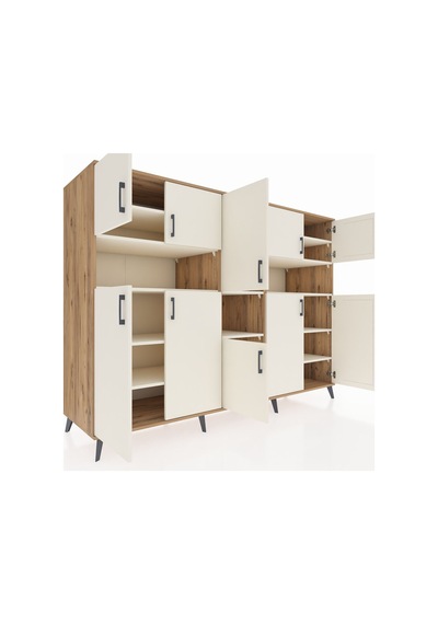 Kronos Dolap 14 Raflı 10 Kapaklı 220x59x163 Çam-aytaşı Çam-aytaşı Kronos Dolap 14 Raflı 10 Kapaklı 220x59x163 Çam-aytaşı Çam-aytaşı