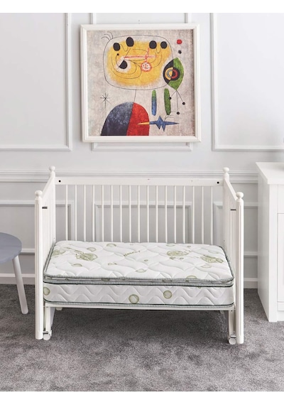 Keremce Deluxe Gold Bambu Lüks Pedli Yaylı Yatak - Standart 60 x 120 CM