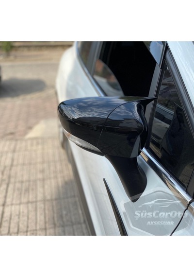 ŞüsCarOto Renault Clio 4 2012-2019 Batman Yarasa Ayna Kapağı Piano Black ABS Plastik