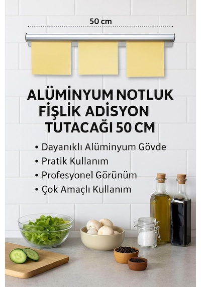 Wf Aliminyum Notluk Fişlik Adisyon Tutacağı 50 Cm. Cin199 Genel