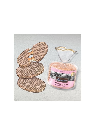 Chacha Home Massimokaramel Waffle Poşet 252gr