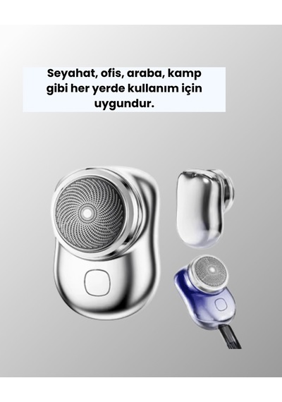 Zengemtx Islak-kuru Kullanımlı Suya Dalı Mini Tıraş Cihazı