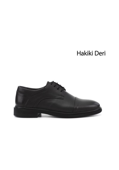 Gönderir Erkek Siyah Bağcıklı Hakiki Deri Klasik Ayakkabı Ddma86842891