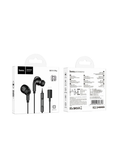 Hoco. M111 Pro Lightning Dijital Mikrofonlu Kablolu Kulaklık - Siyah Diğer