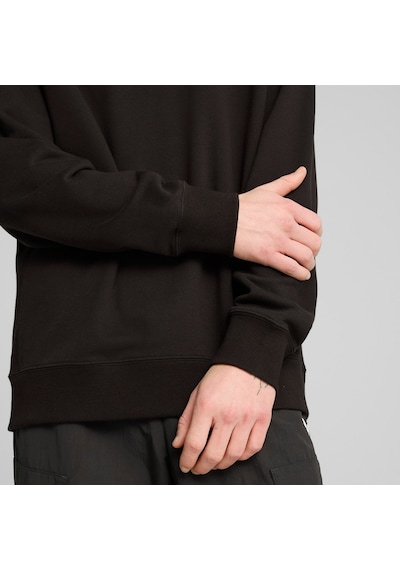 Puma Wardrobe Essentıals Erkek Geniş Kesim Sweatshırt 629650 01 Siyah