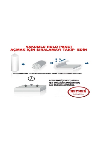 Uzunbebe 160X200 Heyner 2D Visco Yatak Heyner 160*200 Ortopedik Çift Kişi