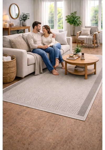 Merinos Rs Sisal 79271-070 Özel Kesme Halı Kahverengi Çok Renkli
