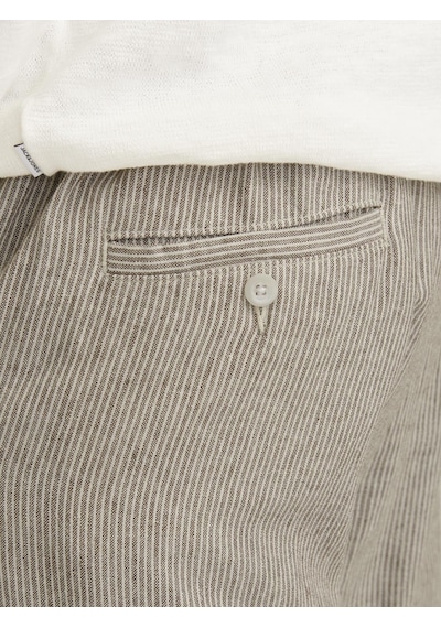 Jack & Jones Erkek Keten Karışımlı Chino Pantolon - Karl - 12269371 Morel