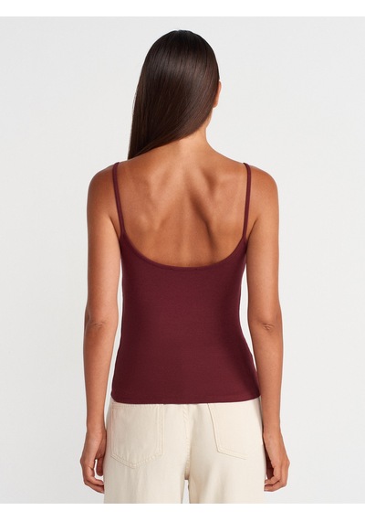 Dilvin 21131 Askılı Top-bordo Bordo