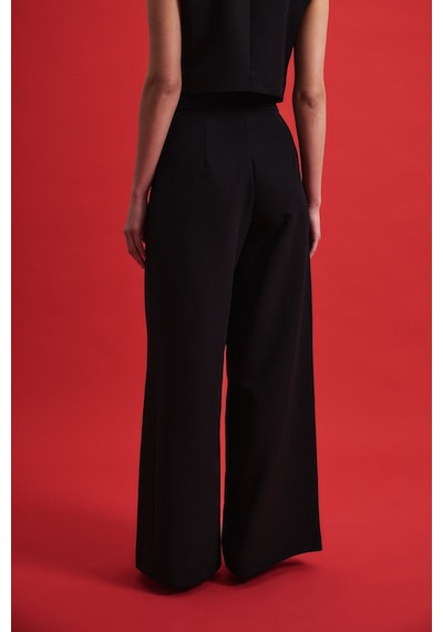 Sateen Lucy Pantolon - Siyah-136953 siyah