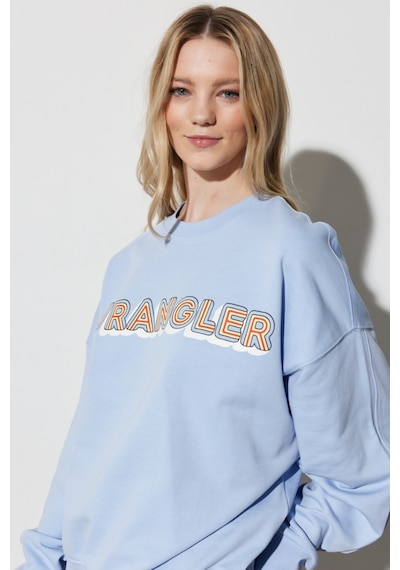 Wrangler Regular Fit Normal Kesim Bisiklet Yaka %100 Pamuk Açık Mavi Kadın Sweatshirt W6R4HAB23 Açık Mavi Wrangler Regular Fit Normal Kesim Bisiklet Yaka %100 Pamuk Açık Mavi Kadın Sweatshirt W6R4HAB23 Açık Mavi