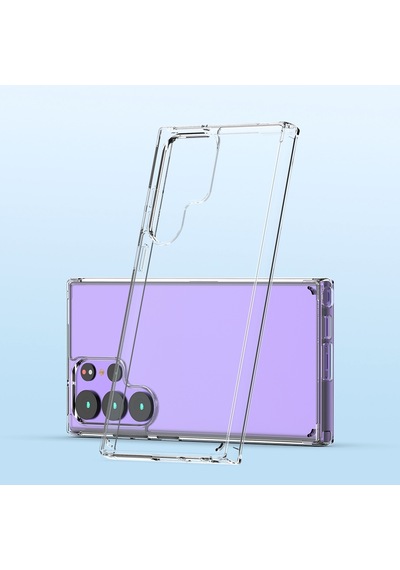 Samsung Galaxy Uyumlu S23 Ultra Kılıf Zore Korumalı Kalın Coss Kapak