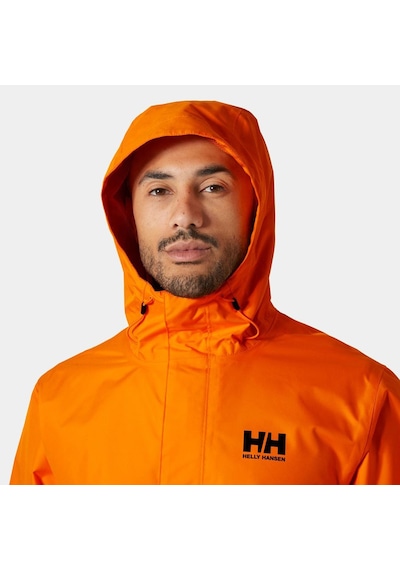 Helly Hansen Seven J Erkek Turuncu Kapüşonlu Ceket Turuncu
