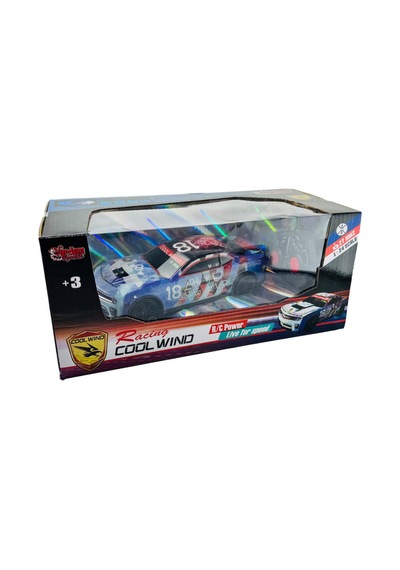 Vardem 1:24 Ölçek Uzaktan Kumandalı Araba Full Fonksiyonlu Yarış Arabası Cool Wind Mavi Beyaz