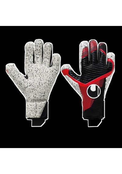 Uhlsport Powerline Supergrip+classic Kaleci Eldiveni Siyah-kırmızı