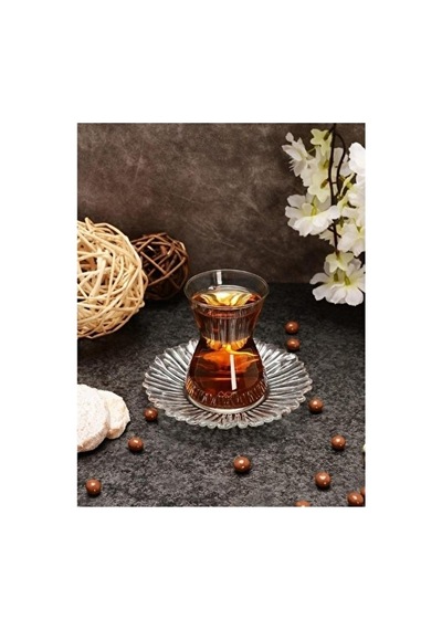 2 Adet Paşabahçe Şelale Çay Bardağı 6'lı 140 Cc Çok Renkli