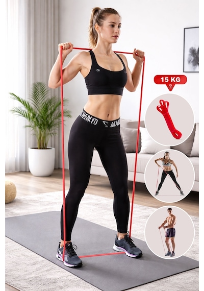 Spor Byfit 15 Kg Dirençli Power Latex Güç Bandı