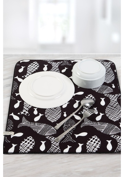 Bulaşık Kurutma Matı 42x50 Cm Pedi Kurulama Bezi Örtüsü Mf-070