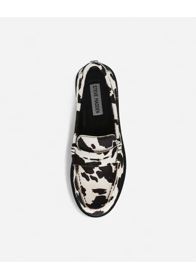 Steve Madden Adıson-c Blk/whte Kadın Siyah Loafer Adıson-c