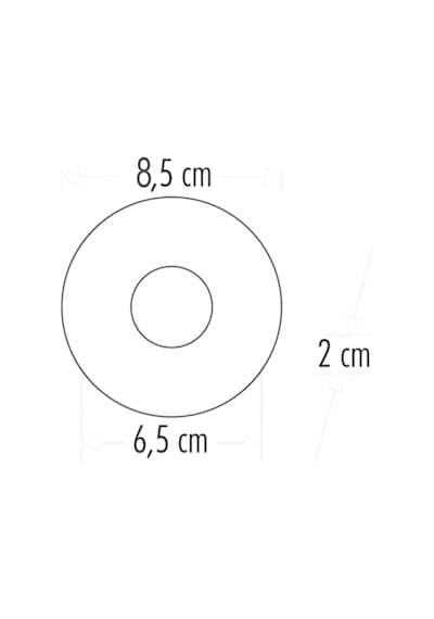 Cata Lion Yuvarlak Spot Lamba Siyah Kasa Sıva Altı Gu10 Ct-5091 Led Işık Ampul Hariç