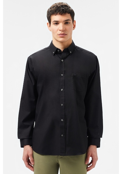 Lacoste Men's Regular Fit Button-down Cotton Shirt Erkek Düğmeli Yaka Pamuklu Gömlek Siyah Lacivert Lacoste Men's Regular Fit Button-down Cotton Shirt Erkek Düğmeli Yaka Pamuklu Gömlek Siyah Lacivert