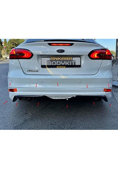 Focus 3.5 Sedan Arka Tampon Eki - Plastik - Boyasız