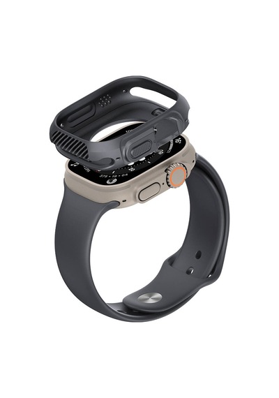 Apple Uyumlu  Watch Ultra 49mm Silikon Tpu Kasa Koruyucu Zore Watch Gard 31